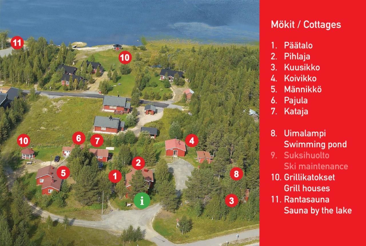 Дома для отпуска Ylläksen Yöpuu Экясломполо-23